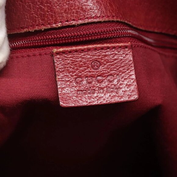 GUCCI GG Canvas Tote Bag Beige Silver 120836 Auth SW830 - Picture 10 of 16